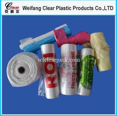 PE Material Printed T Shirt Disposable Shopping Bag.jpg
