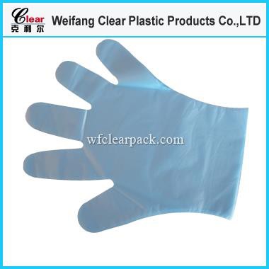Color Plastic PE Gloves
