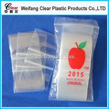 LDPE Clear Plastic Ziplock Bags