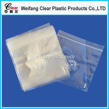 LDPE Plastic Ziplock Bags With Writable Block