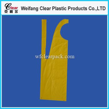 Colored Plastic Flat Aprons