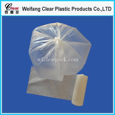 PE Transparent Star-sealed Garbage Bag