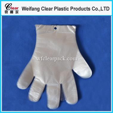 Hang Hole Embossed PE Gloves